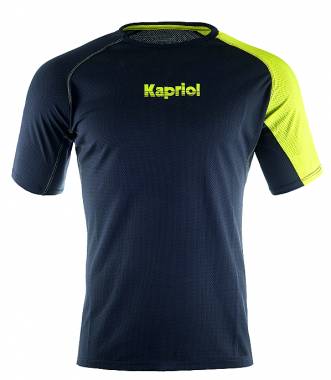 Kapriol T-Shirt Μαύρο Quick Dry XXL
