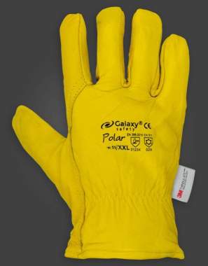 Γάντια δερμάτινα με επένδυση Galaxy Polar 257