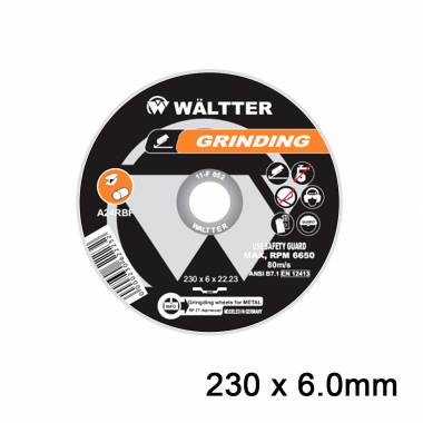 Δίσκος Λείανσης Σιδήρου / INOX WALTTER 230x6.0mm