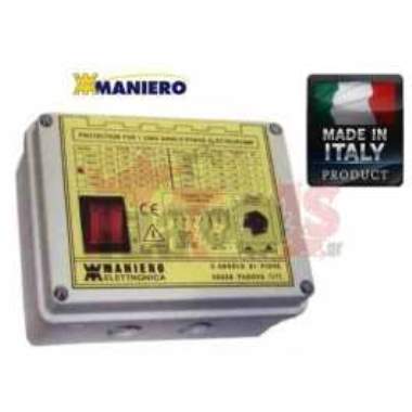 Πίνακας με διακόπτη.πυκνωτή & θερμικό 1.5HP MANIERO PM10/1.5-40C-10T-IL
