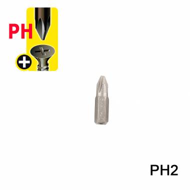 Κατσαβιδόμυτες 1/4" PH2x25mm