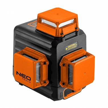 NEO TOOLS Αλφάδι laser 360° πράσινης δέσμης επαναφορτιζόμενο με βαλίτσα 75-109