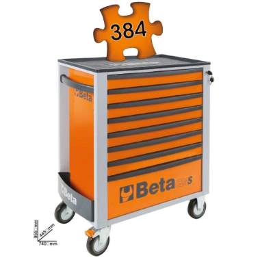 BETA Εργαλειφορέας με 8 συρτάρια και συλλογή με 384 εργαλεία 2400S-08EXL