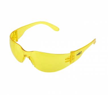 NEO TOOLS Γυαλιά Εργασίας F↓ 45 m/s Κίτρινα 97-503