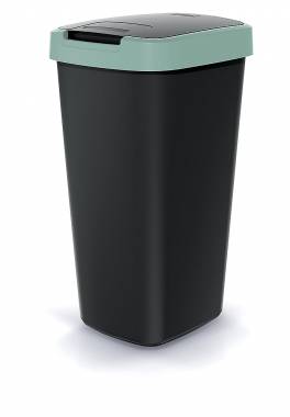 Keden κάδος απορριμμάτων Compacta Q πράσινος/μαύρος 25 lt με καπάκι NSAB25-5575C