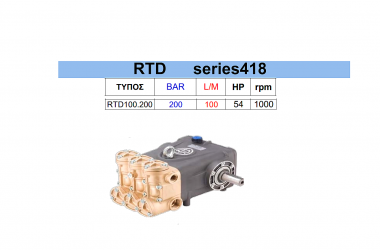 Πλυστική αντλία RTD series 418 RTD100200